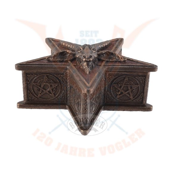 Pentagram doboz Baphomet fejjel