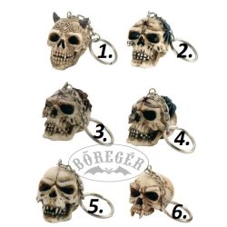 Koponyás kulcstartó/ db