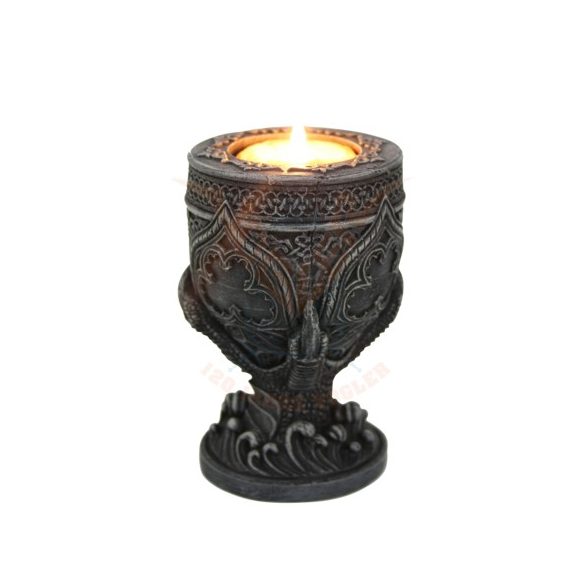 Sárkánykarmos mécsestartó