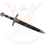 Kelta tőr  farkasfejjel