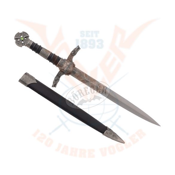 Kelta tőr  farkasfejjel