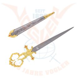 Reneszánsz olló arany színű