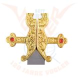 Reneszánsz olló arany színű