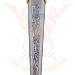 Reneszánsz olló arany színű