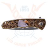 Összecsukható  zsebkés sassal