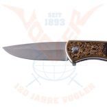 Összecsukható zsebkés  farkassal