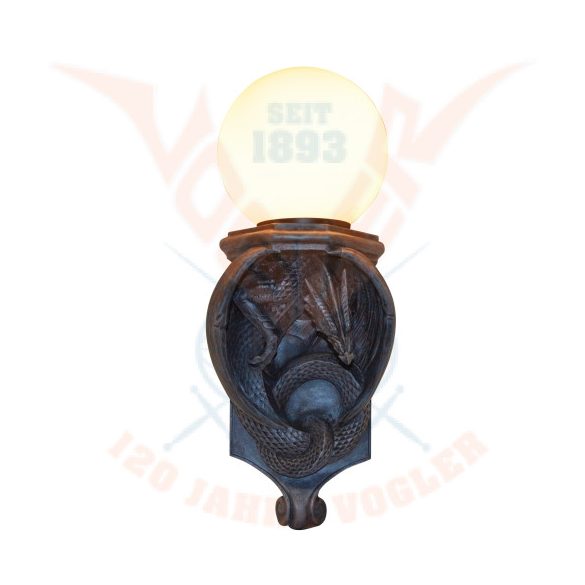 Sárkányos falilámpa