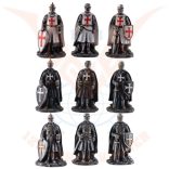 Keresztes lovagok /fehér-fekete-ezüst/db