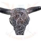 Bikakoponya sárkány díszítéssel