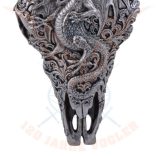 Bikakoponya sárkány díszítéssel