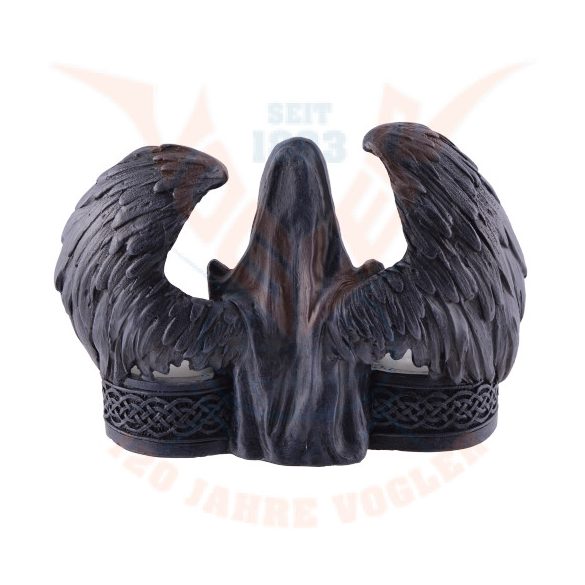 Kaszás mécsestartó