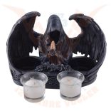 Kaszás mécsestartó