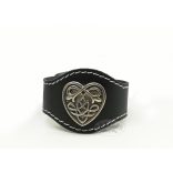 Celtic leather bracelet