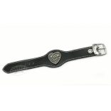 Celtic leather bracelet