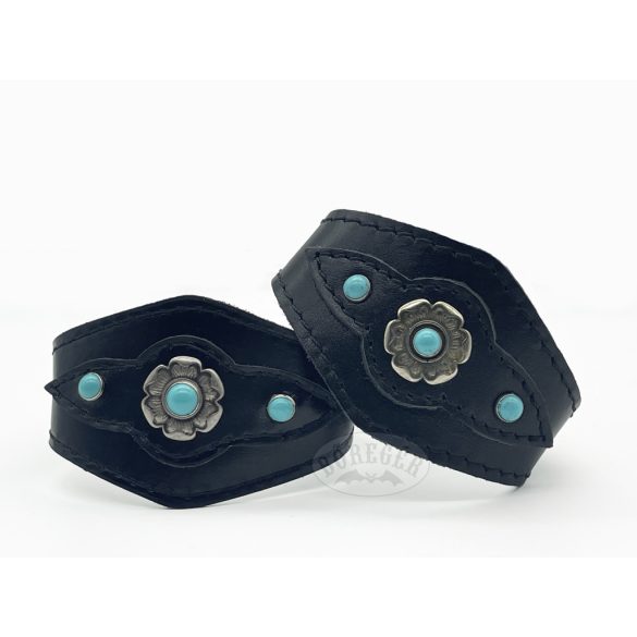 Western bőr karkötő