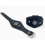 Western bőr karkötő