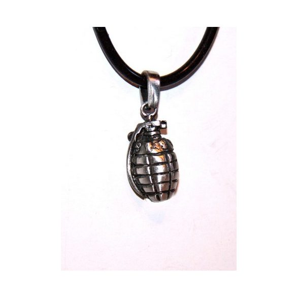 Hand grenade necklace