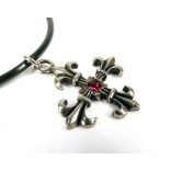 Anjou liliom nyaklánc Swarovski kristállyal