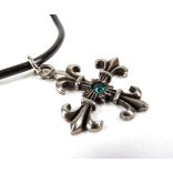 Anjou liliom nyaklánc Swarovski kristállyal