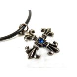 Anjou liliom nyaklánc Swarovski kristállyal