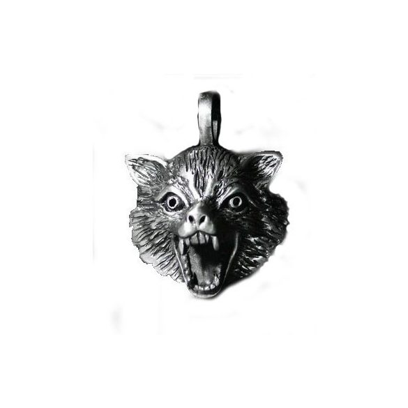 Wolf head necklace