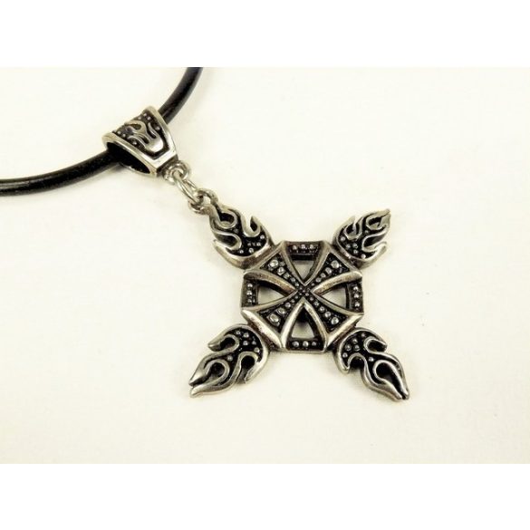 Maltese cross necklace