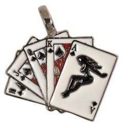 Rockabilly kártya nyaklánc