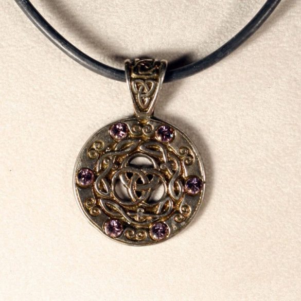 Kelta csomó Swarovski kristállyal