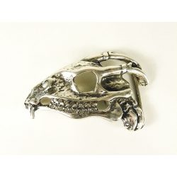 Dragon skull belt buckle