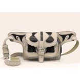 Bőr hasi-tasi/övtáska Swarovski kristállyal