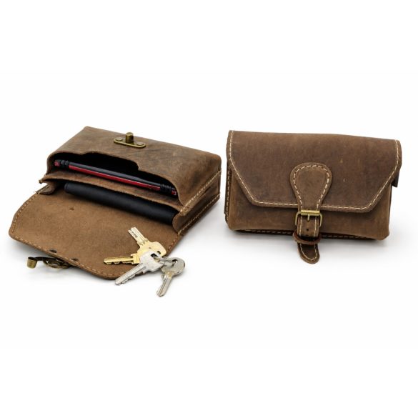 Telefontokos bőr övtáska