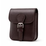  Fekete dupla fakkos, valódi marhabőr övtáska