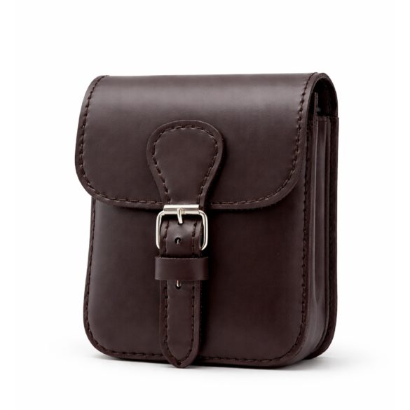  Fekete dupla fakkos, valódi marhabőr övtáska