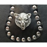 Medvefejes bőr tarsoly