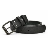 Fekete bivaly bőr öv