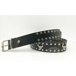 Bőr öv fém díszekkel