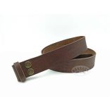 Leather belt