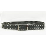Bőr öv fém díszekkel