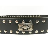 Bőr öv fém díszekkel