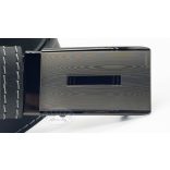 Férfi bőr öv autómata csattal