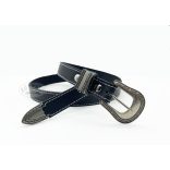 Western stílusú női bőr öv