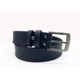 Antracit-kék  bőr öv