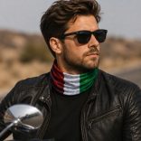 Magyar zászló mintás multifunkcionális csősál motoros nyakában