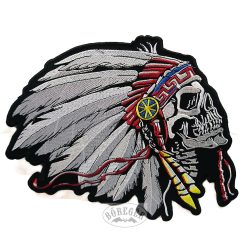 Indián koponya felvarró