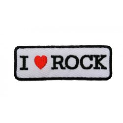 I love rock felvarró