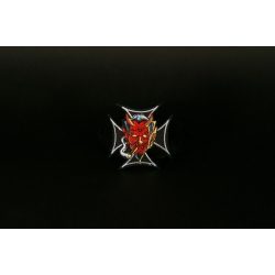 Ördögfej vaskerszten felvarró