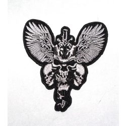 Szárnyas koponya felvarró