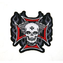 Vaskereszt felvarró V-blokkal