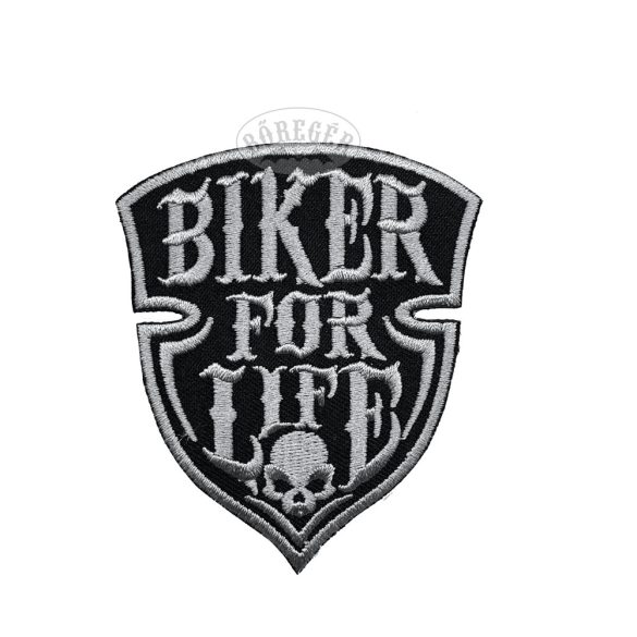 Biker For Life felvarró