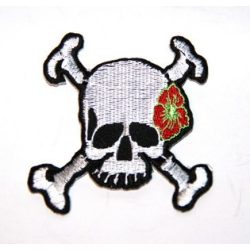 Csontos koponya felvarró